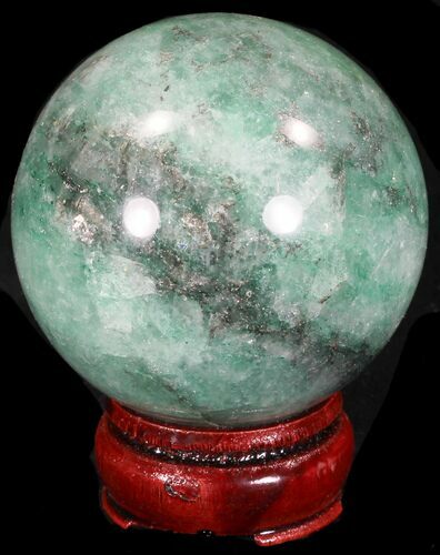 Aventurine (Green Quartz) Sphere - Glimmering #32138